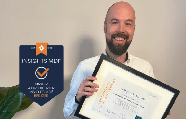 Hannes Klausner ist akkreditierter Insights MDI® Master-Berater